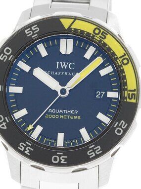 IWC SCHAFFHAUSEN Aqua timer 2000 IW356801 Date black Dial Automatic Men's